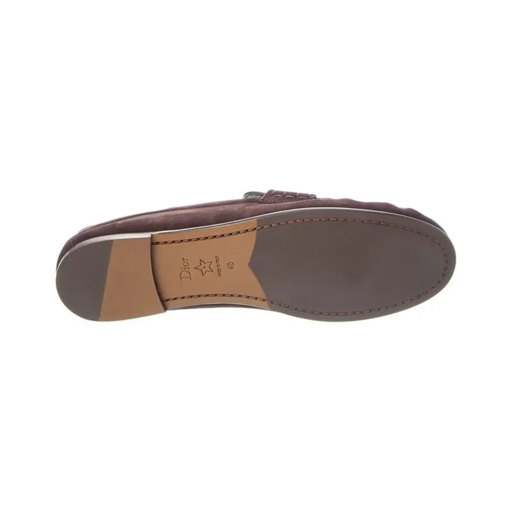 Dior Time Suede Loafer, Brown - Picture 4 of 5